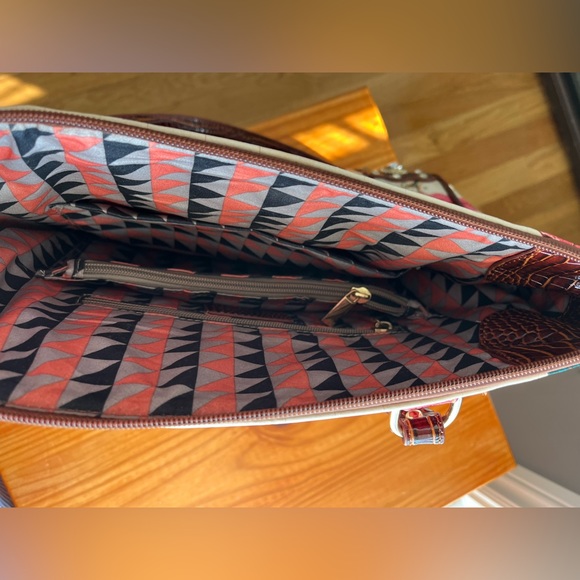 Purse/Crossbody Bag, Paparazzo Collection By Lany Paris France Print - Picture 4 of 4